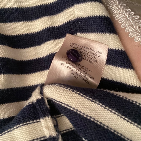 Anthropologie Sparrow Striped Polka Dot Sweater - Picture 11 of 11